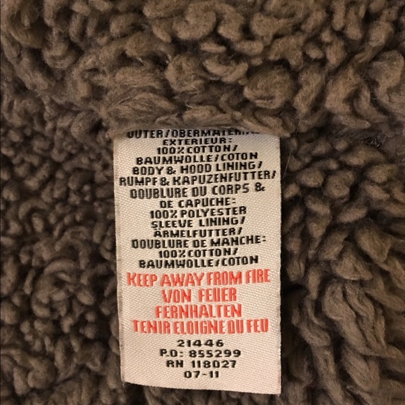 Mini Boden shaggy hoody, size 3-4 yr - Picture 2 of 3